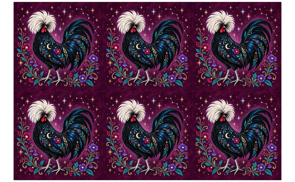 DecoCraft - Studio 1375 - Scenic Tiles Series - Crowned by Starlight