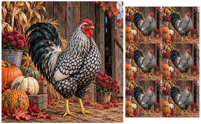 DecoCraft - Studio 1375 - Scenic Tiles Series - Silver Harvest