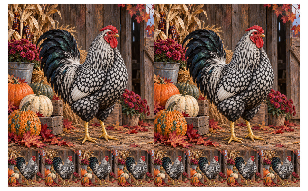 DecoCraft - Studio 1375 - Scenic Tiles Series - Silver Harvest