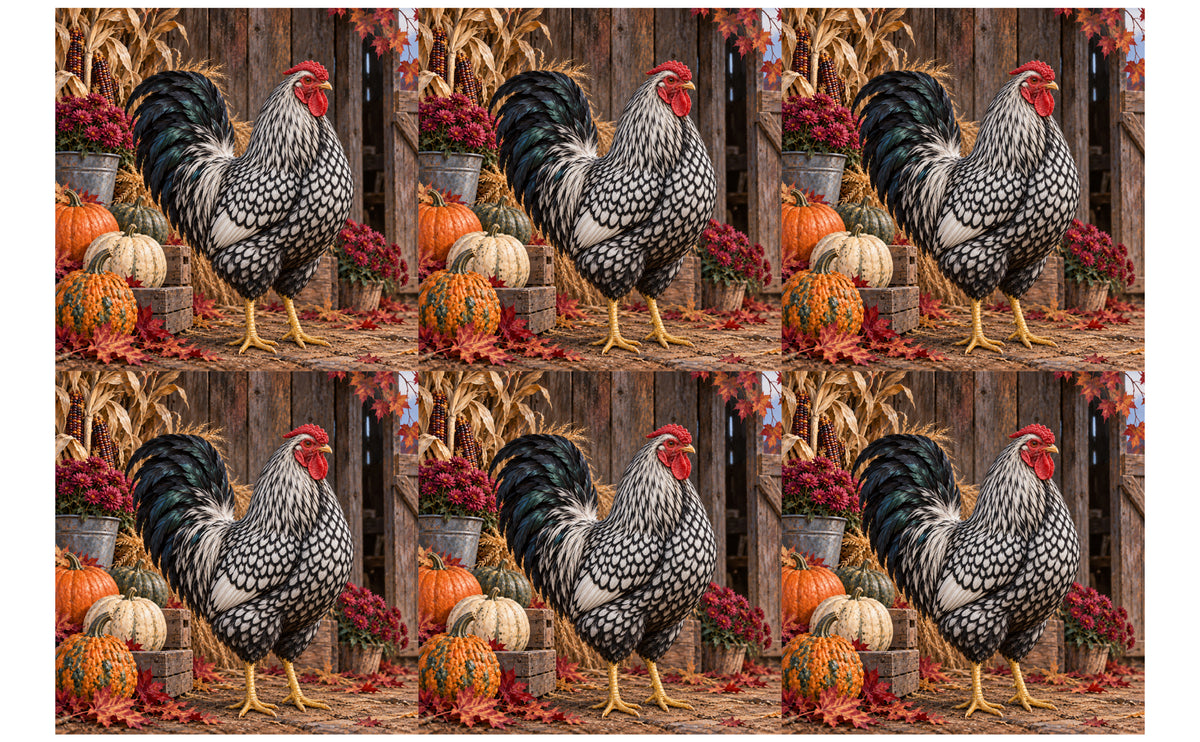 DecoCraft - Studio 1375 - Scenic Tiles Series - Silver Harvest