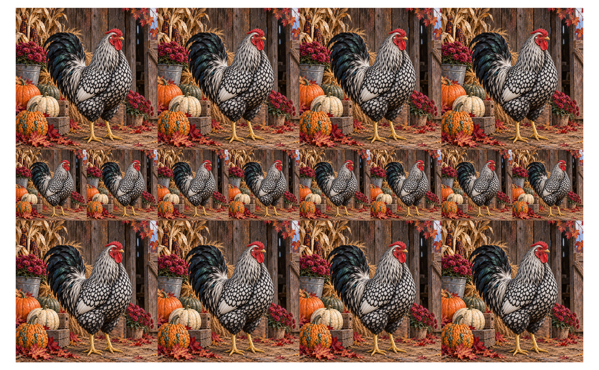DecoCraft - Studio 1375 - Scenic Tiles Series - Silver Harvest