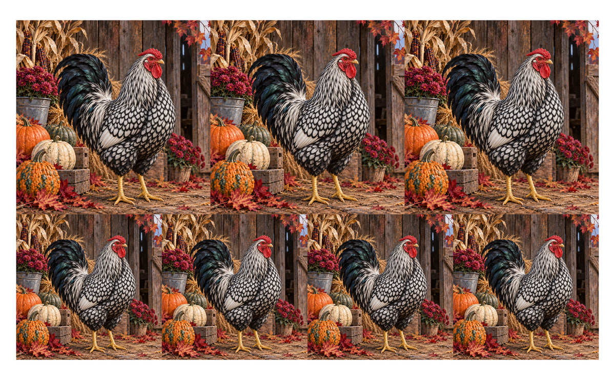 DecoCraft - Studio 1375 - Scenic Tiles Series - Silver Harvest