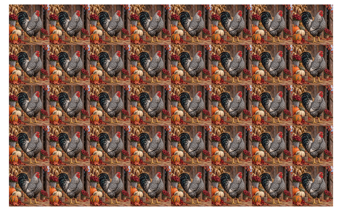 DecoCraft - Studio 1375 - Scenic Tiles Series - Silver Harvest