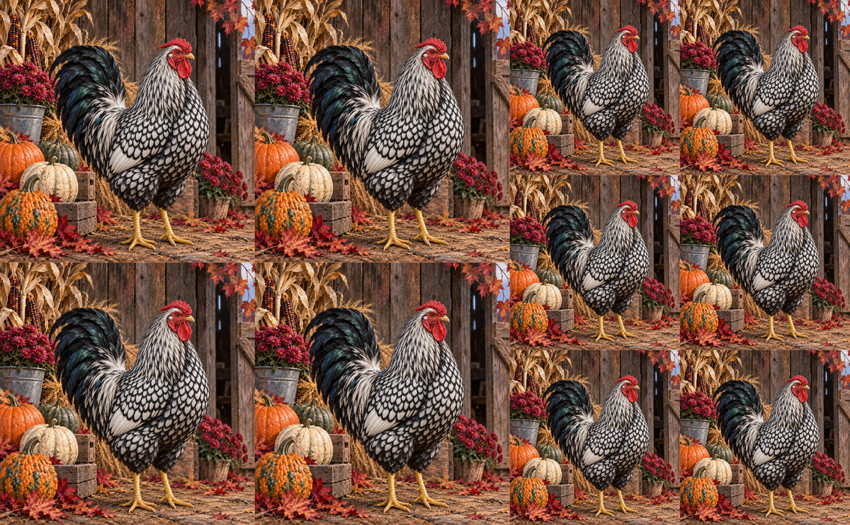 DecoCraft - Studio 1375 - Scenic Tiles Series - Silver Harvest