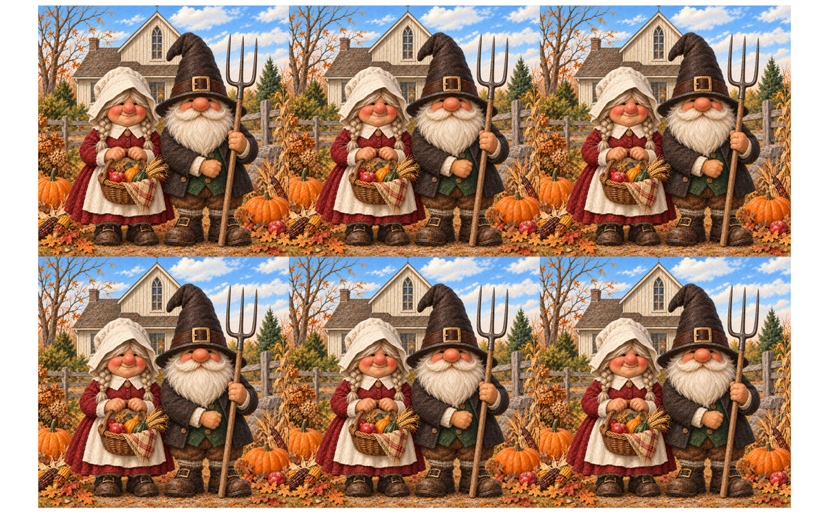 DecoCraft - Studio 1375 - Scenic Tiles Series - Gnomegrown Gratitude