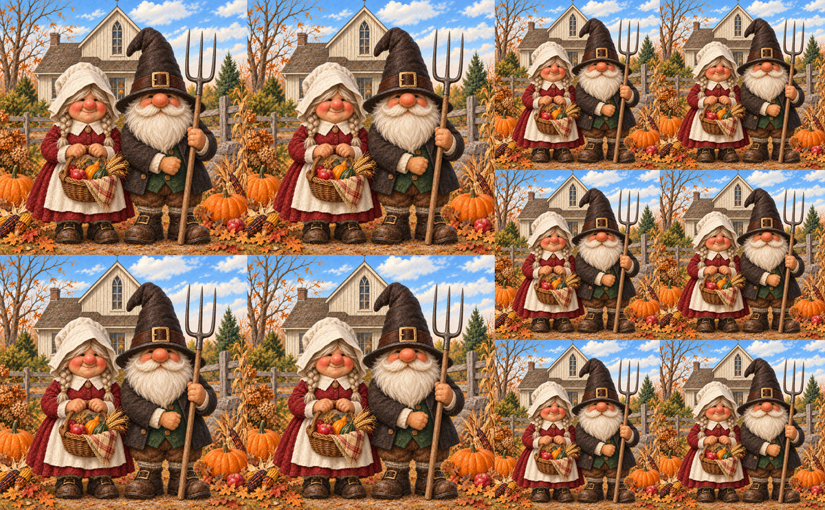 DecoCraft - Studio 1375 - Scenic Tiles Series - Gnomegrown Gratitude