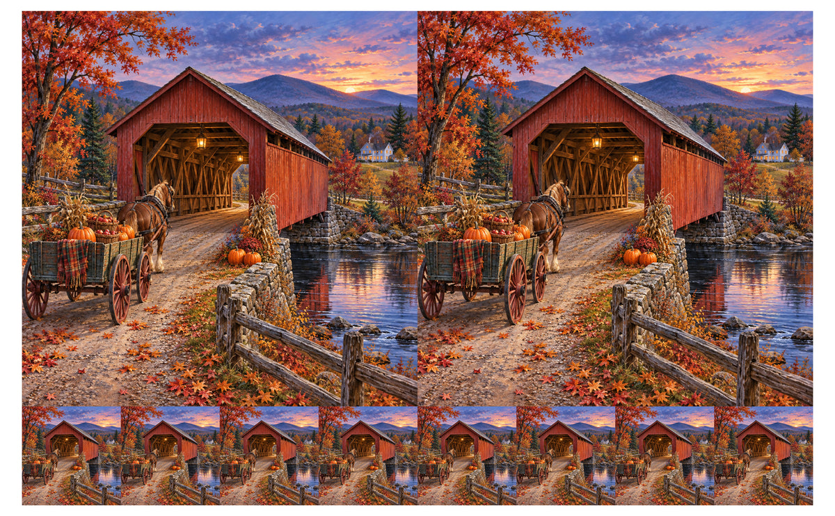 DecoCraft - Studio 1375 - Scenic Tiles Series - Harvest Homecoming