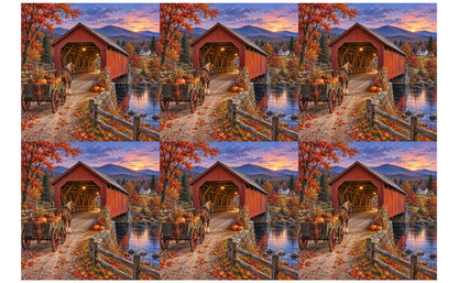 DecoCraft - Studio 1375 - Scenic Tiles Series - Harvest Homecoming