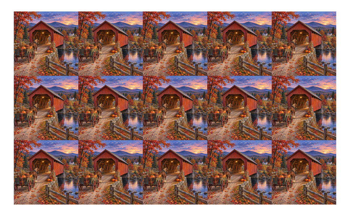 DecoCraft - Studio 1375 - Scenic Tiles Series - Harvest Homecoming