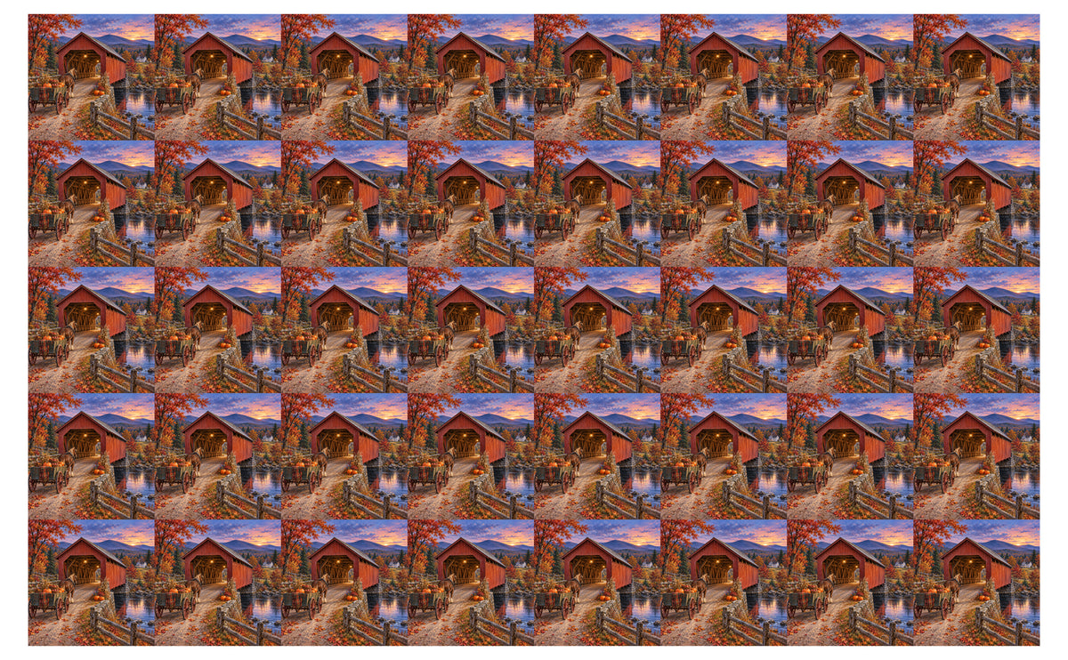 DecoCraft - Studio 1375 - Scenic Tiles Series - Harvest Homecoming