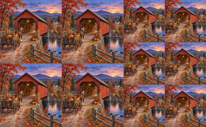 DecoCraft - Studio 1375 - Scenic Tiles Series - Harvest Homecoming