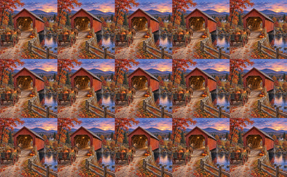 DecoCraft - Studio 1375 - Scenic Tiles Series - Harvest Homecoming