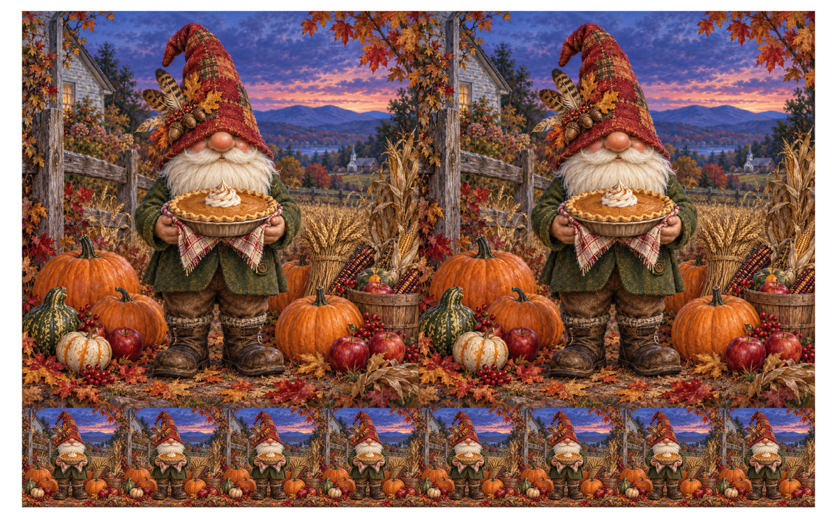 DecoCraft - Studio 1375 - Scenic Tiles Series - Pumpkin Pie Keeper