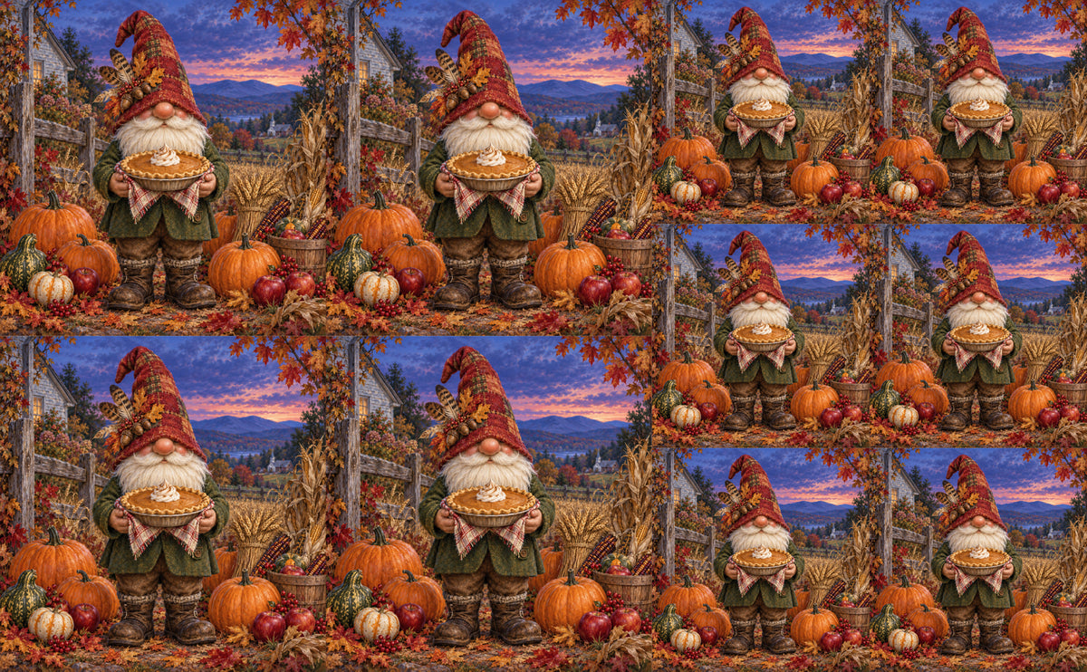 DecoCraft - Studio 1375 - Scenic Tiles Series - Pumpkin Pie Keeper