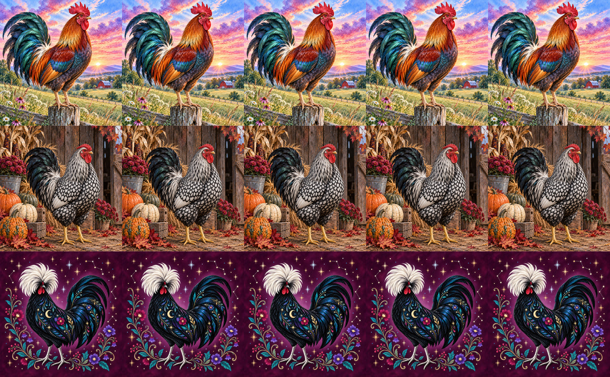 DecoCraft - Studio 1375 - Scenic Tiles Series - Crowns of the Countryside - Assortment