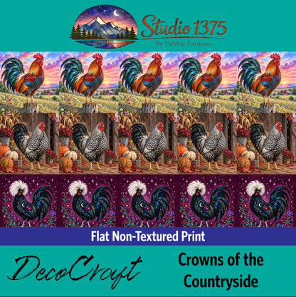 DecoCraft - Studio 1375 - Scenic Tiles Series - Crowns of the Countryside - Assortment