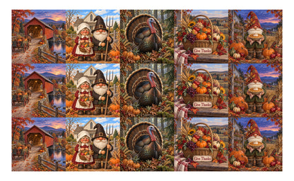 DecoCraft - Studio 1375 - Scenic Tiles Series - Gathered in Gratitude - Assortment