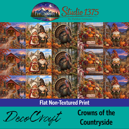 DecoCraft - Studio 1375 - Scenic Tiles Series - Gathered in Gratitude - Assortment