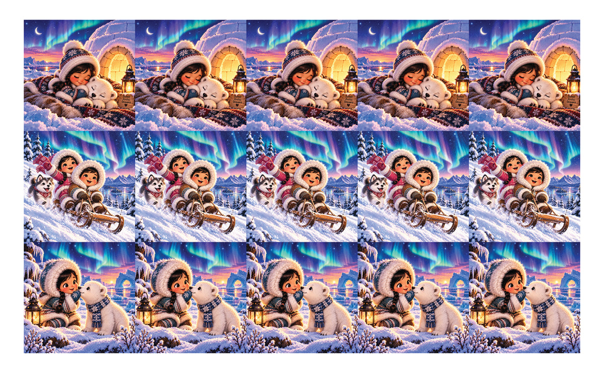 DecoCraft - Studio 1375 - Scenic Tiles Series - Arctic Adventures Assortment
