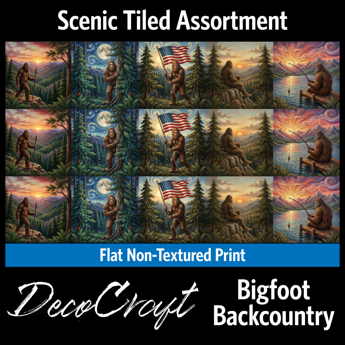 DecoCraft - Scenic Tiles Series - Bigfoot Backcountry