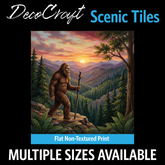 DecoCraft - Scenic Tiles Series - Bigfoot - Sunset Trek