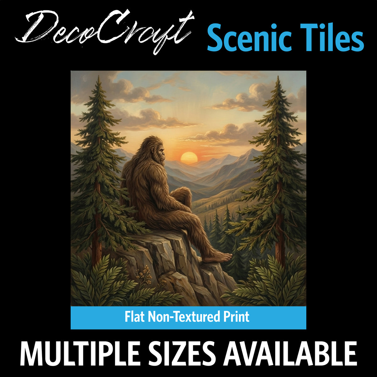 DecoCraft - Scenic Tiles Series - Bigfoot - Mountain Solitude