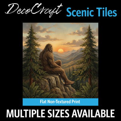 DecoCraft - Scenic Tiles Series - Bigfoot - Mountain Solitude