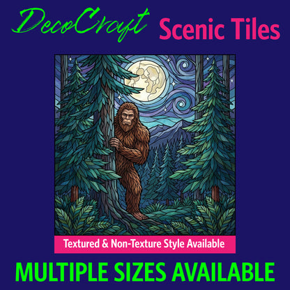 DecoCraft - Scenic Elevated Texture Tiles - Sasquatch - Moonlight Hideaway