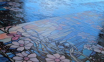 DecoCraft - Scenic Elevated Texture Tiles - Coastal Blossoms