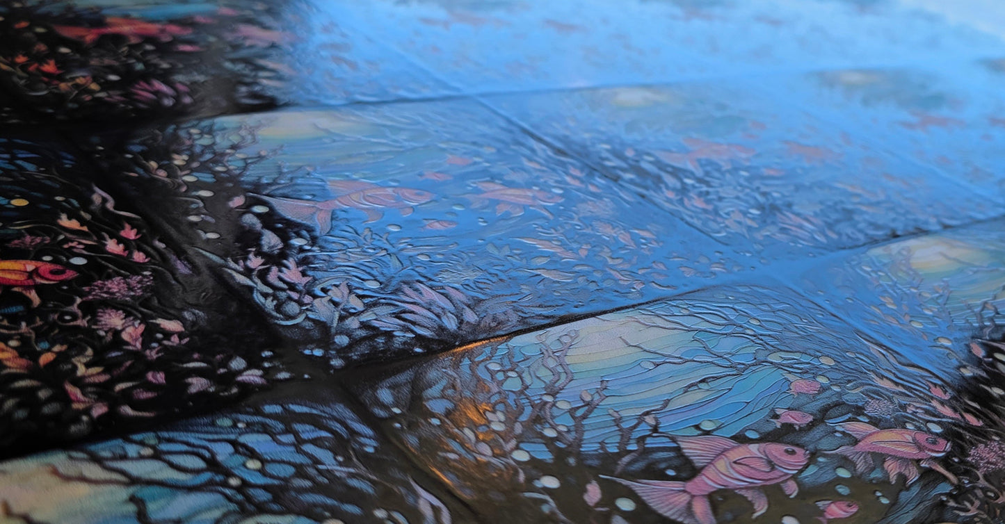 DecoCraft - Scenic Elevated Texture Tiles - Golden Cove