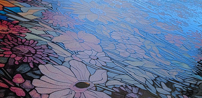 DecoCraft - Scenic Elevated Texture Tiles - Meadow in Bloom