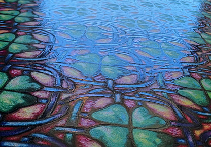 DecoCraft - Cherokee Rose - Style Sheet - Realistic Stained Glass - More Lucky Shamrocks