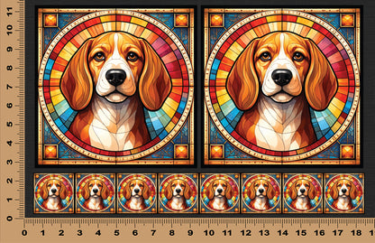 DecoCraft - Scenic Elevated Texture Tiles - Beagle