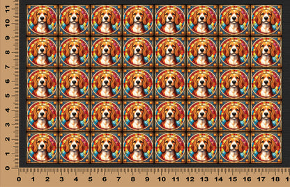 DecoCraft - Scenic Elevated Texture Tiles - Beagle