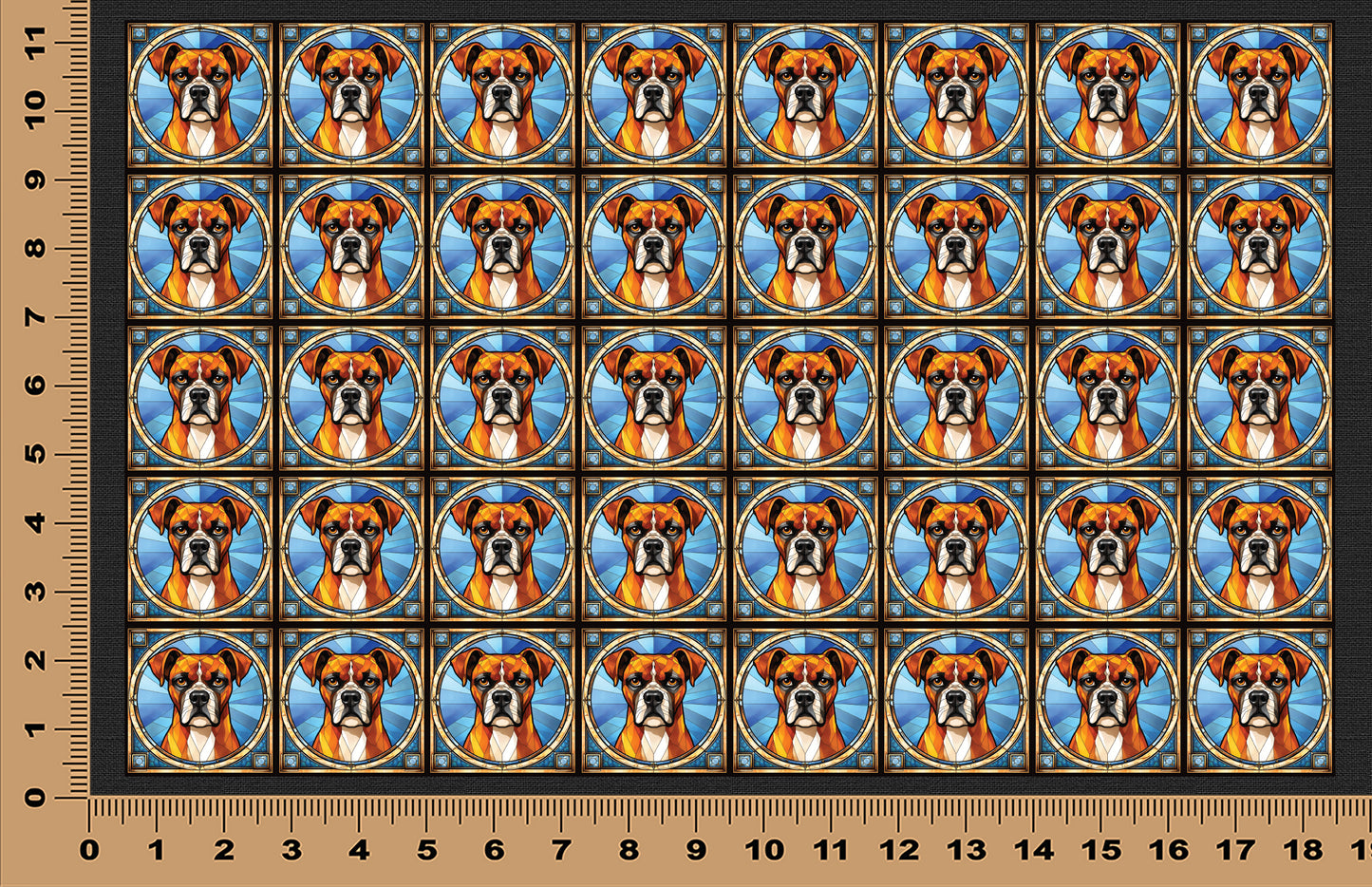 DecoCraft - Scenic Elevated Texture Tiles - Boxer