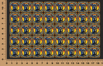 DecoCraft - Scenic Elevated Texture Tiles - Cane Corso (Mastiff)