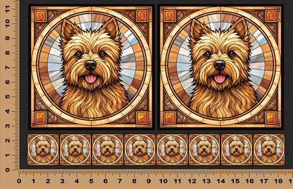 DecoCraft - Scenic Elevated Texture Tiles - Carrin Terrier (Yorki)