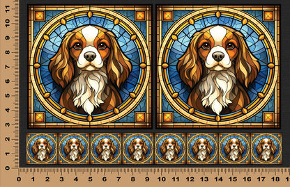 DecoCraft - Scenic Elevated Texture Tiles - Cavalier King Charles Spaniel