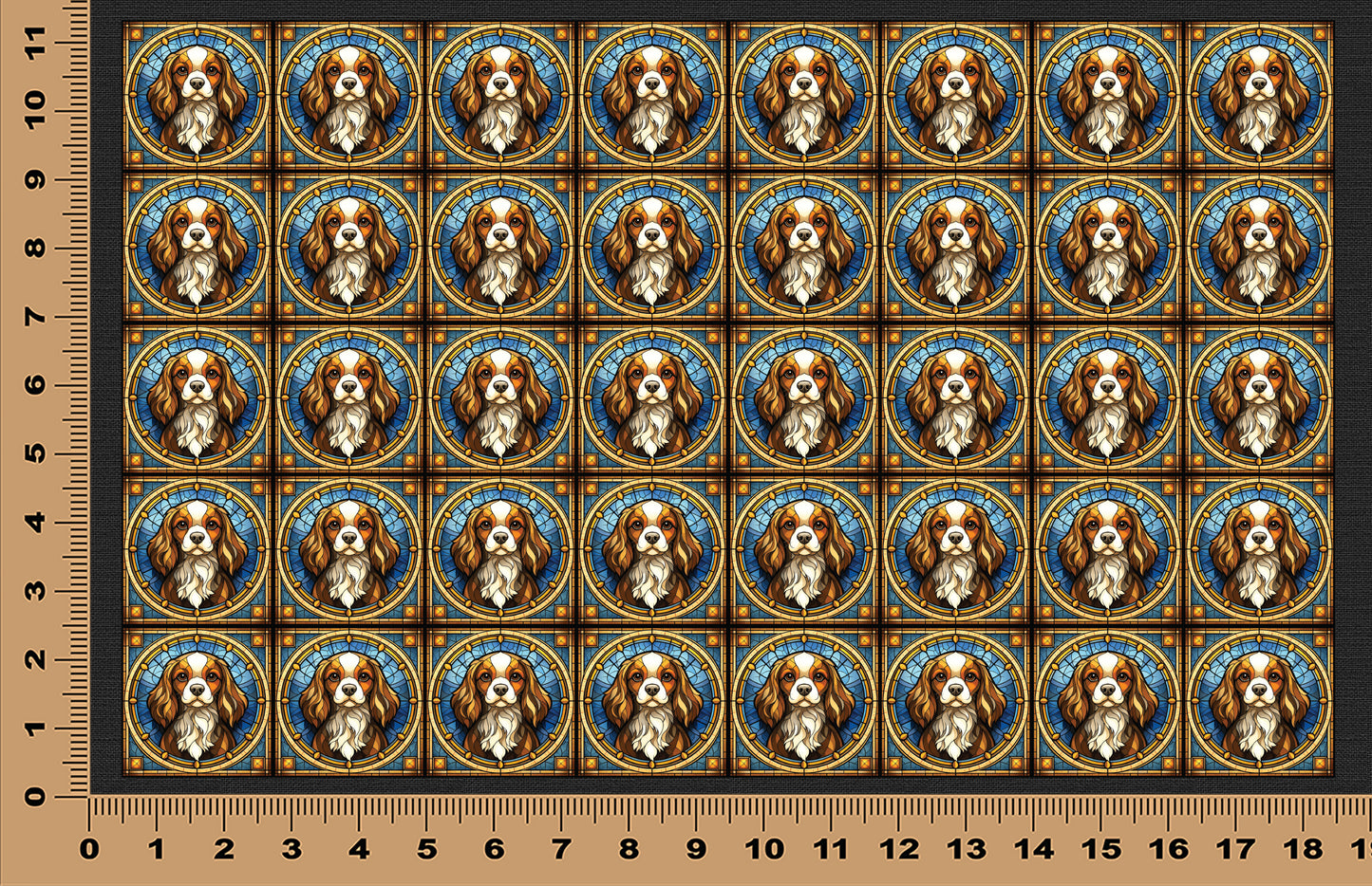 DecoCraft - Scenic Elevated Texture Tiles - Cavalier King Charles Spaniel