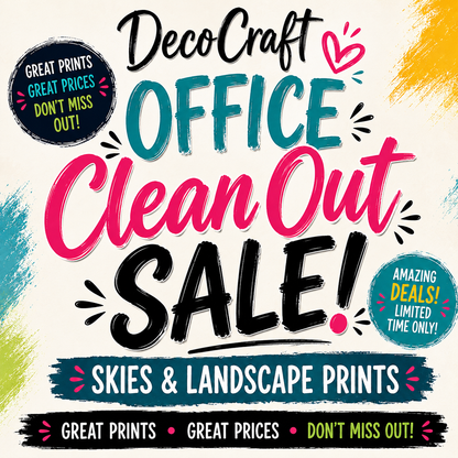 DecoCraft - Office Clean Out - Skies and Landscapes Prints - Multiple Bundles Available