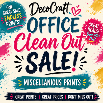 DecoCraft - Office Clean Out - Miscellaneous Prints - Multiple Bundles Available
