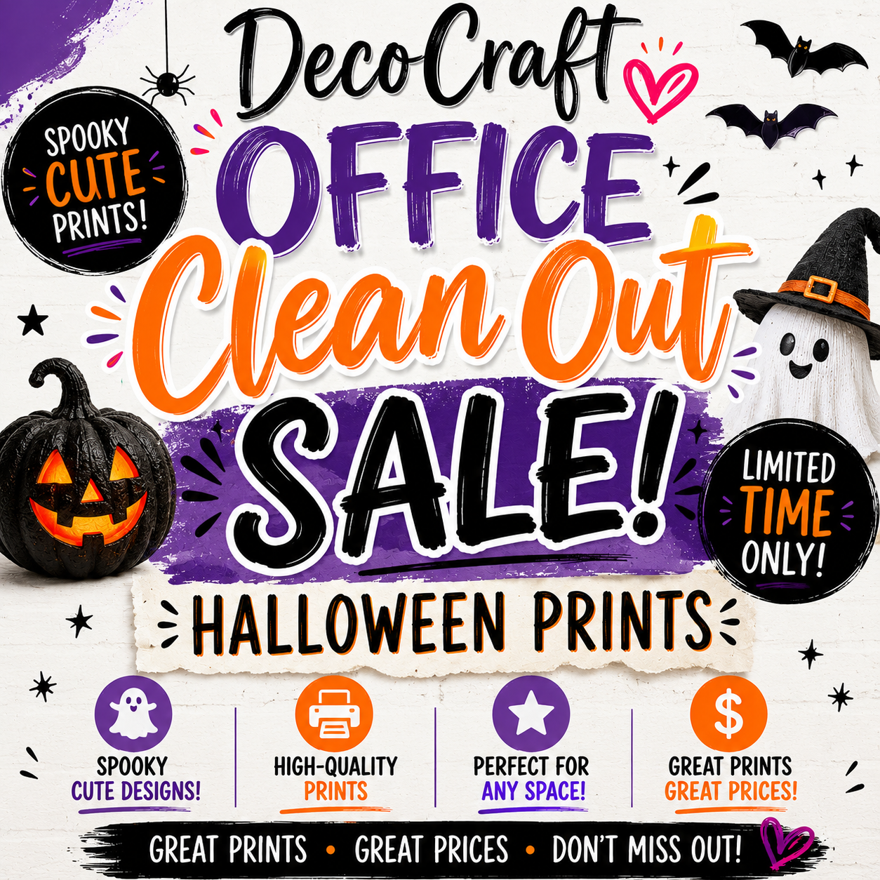 DecoCraft - Office Clean Out - Halloween - Multiple Bundles Available