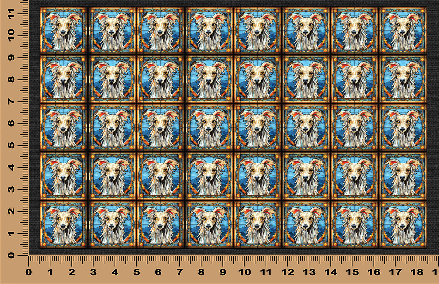 DecoCraft - Scenic Elevated Texture Tiles - Chinese Crested