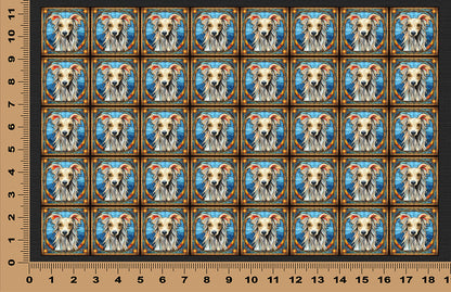 DecoCraft - Scenic Elevated Texture Tiles - Chinese Crested