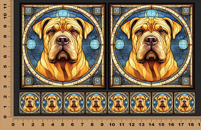 DecoCraft - Scenic Elevated Texture Tiles - Chinese Shar Pei