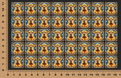 DecoCraft - Scenic Elevated Texture Tiles - Chinese Shar Pei