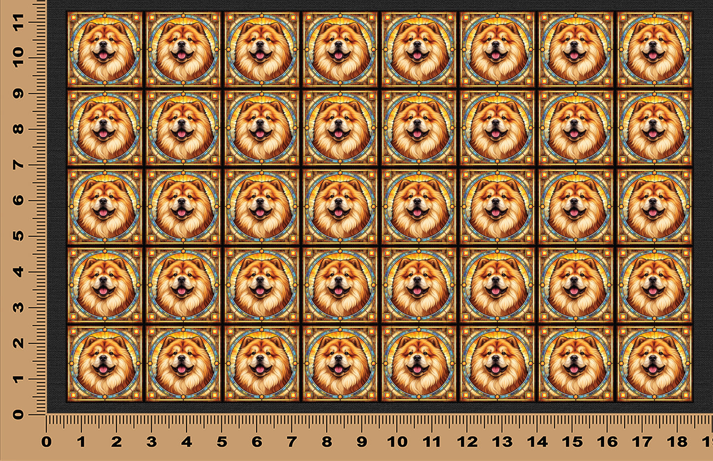 DecoCraft - Scenic Elevated Texture Tiles - Chow