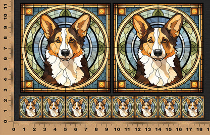 DecoCraft - Scenic Elevated Texture Tiles - Corgi I