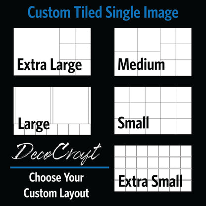 Custom Printing - Squared Image Tiles - Single Image