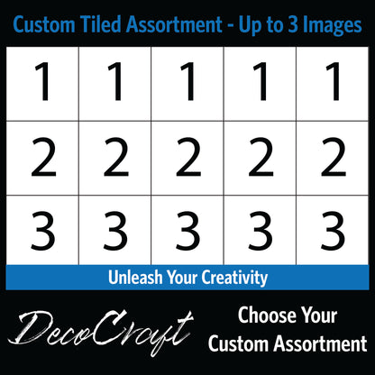 Custom Printing - Squared Assortment - Up to 3 Images